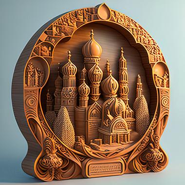 3D модель Йошкар-Ола в России (STL)